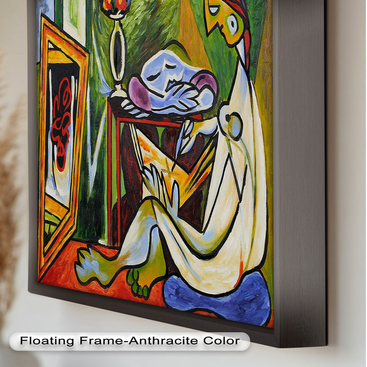 Artist and the Dream – Abstract Interior Scene Picasso Oil Painting
