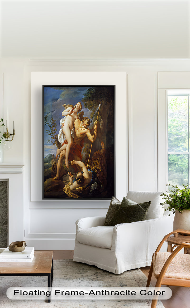 The Seizure of Beauty by Time – Mythological Renaissance Nude Oil Painting