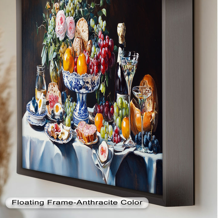 Elegant Kitchen Dining Decor - Still Life Oil Painting