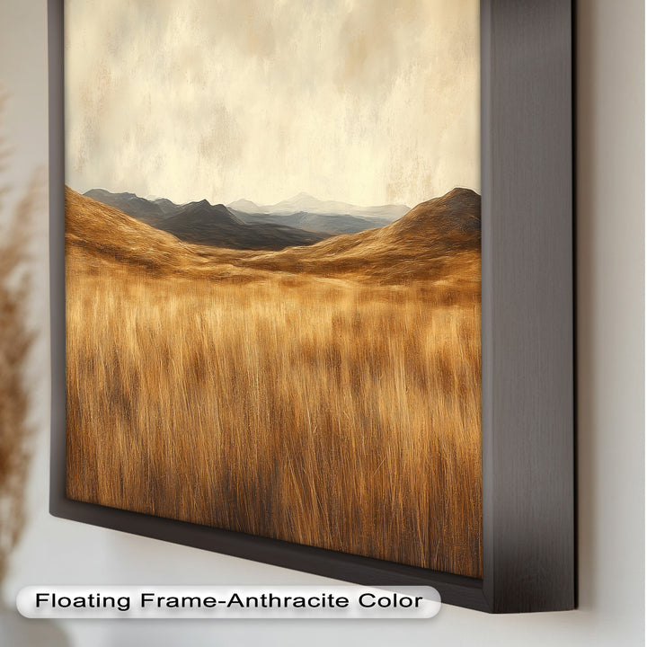 Golden Prairie Horizon – Landschaftsölgemälde