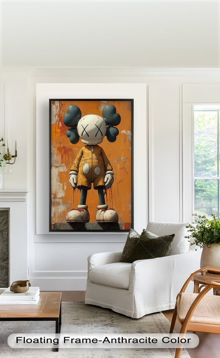 Rust Rebellion – KAWS Begleitölgemälde