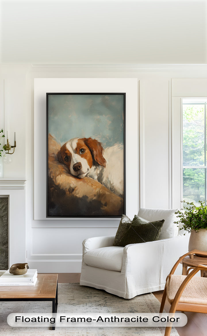 Resting Soul – Loyal Dog Animal Oil Painting