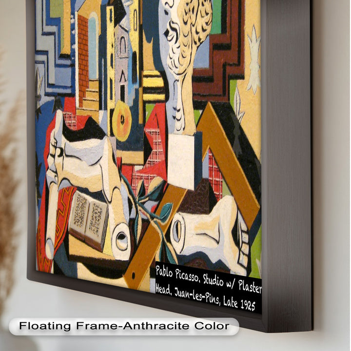 Studio with Plaster Head by Picasso – Cubist Oil Painting