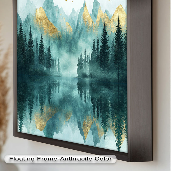 Mist Mountains – Forest Oil Painting