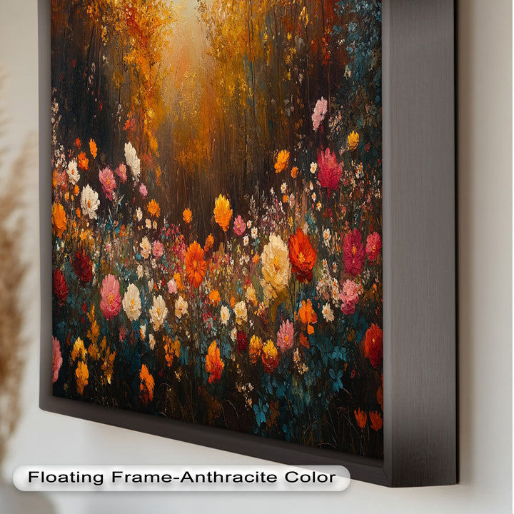 Autumn Floral Meadow – Colorful Nature Oil Paintings
