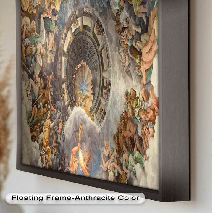 Assumption of the Virgin by Correggio – Renaissance Ceiling Oil Painting