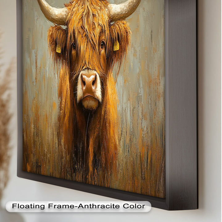 Highland Cow – Animal Oil Painting
