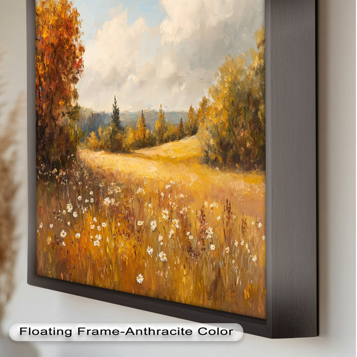Autumnal Landscape – Tranquil Fall Scene in Oil Paintings