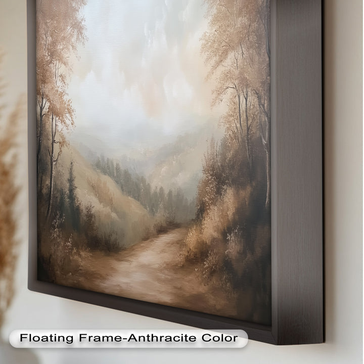 Forest Path – Framed Landscape Oil Painting