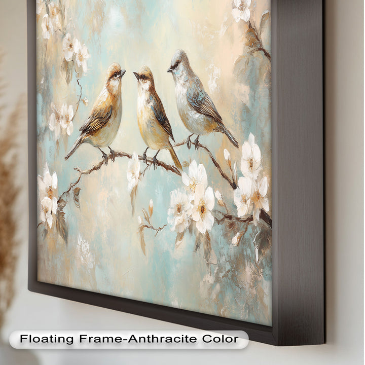 Springtime Songbirds – Animal Oil Painting
