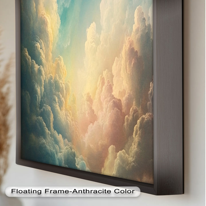 Heavenly Sky Glow – Modern Oil Painting