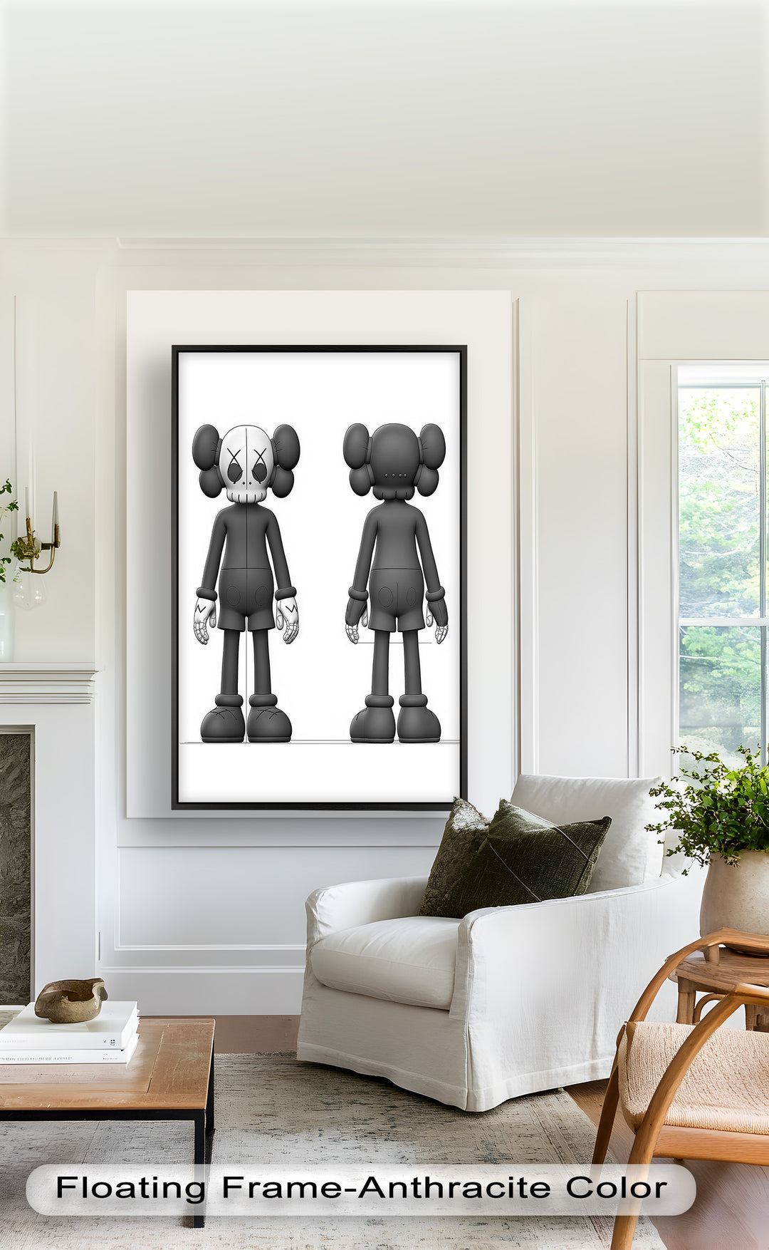 Binäre Dualität – KAWS Ölgemälde