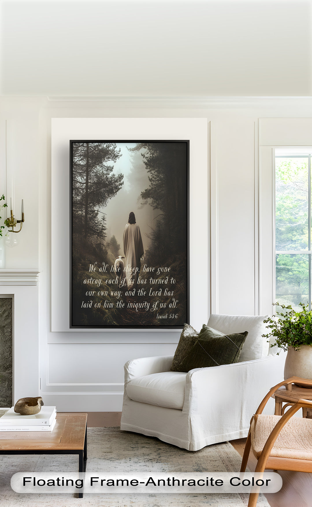 The Good Shepherd – Isaiah 53:6 Christian Wall Art
