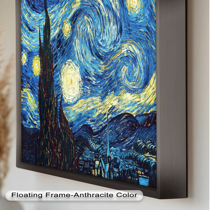 The Starry Night by Vincent van Gogh – Post-Impressionist Oil Painting