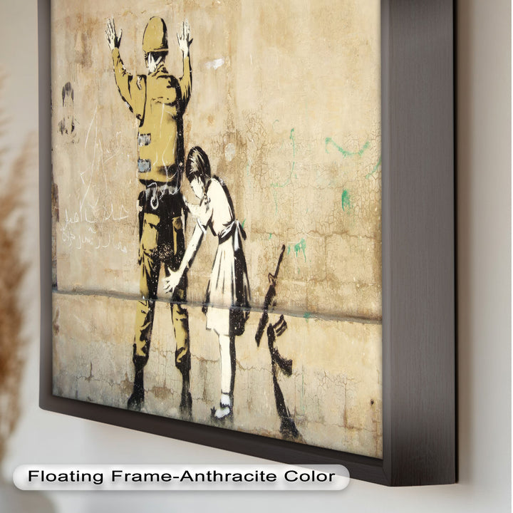 Innocence in Control – Banksy Oil Painting