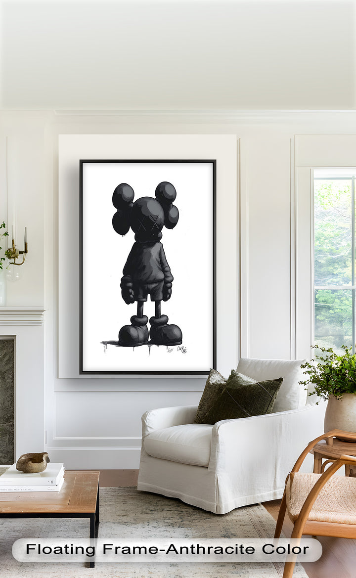 Schattenform Stille – KAWS Ölgemälde