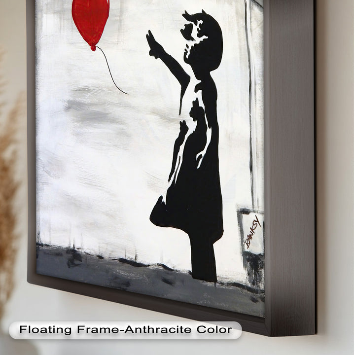 Girl with Heart Balloon – Banksy Oil Painting