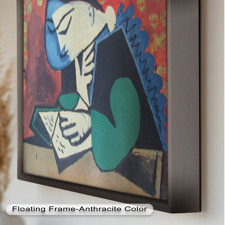 The Reader – Cubist Portrait of Quiet Focus Picasso Oil Painting