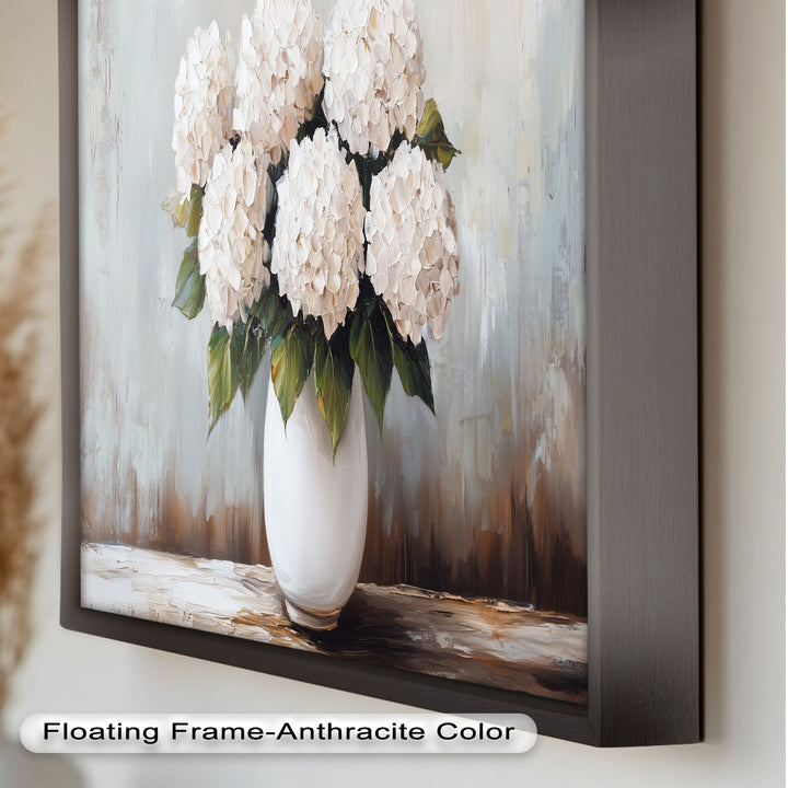 Ivory Bloom Elegance – Still Life Oil Paintings
