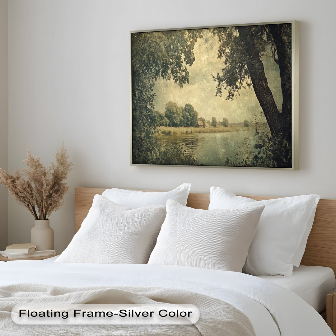 Riverbank Landscape – Countryside Oil Paintings