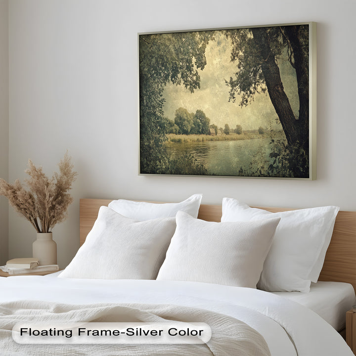 Riverbank Landscape – Countryside Oil Paintings