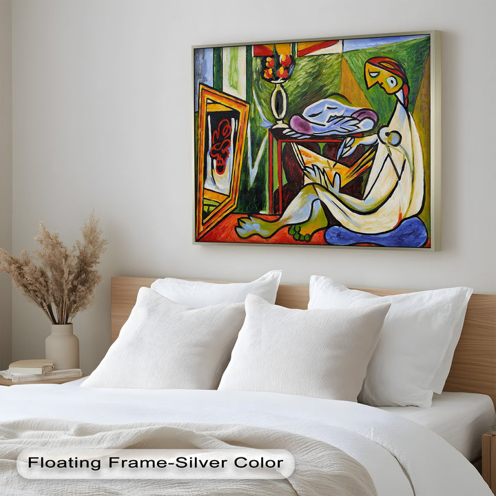 Artist and the Dream – Abstract Interior Scene Picasso Oil Painting