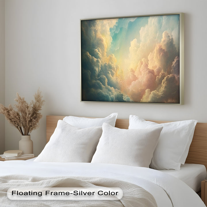 Heavenly Sky Glow – Modern Oil Painting