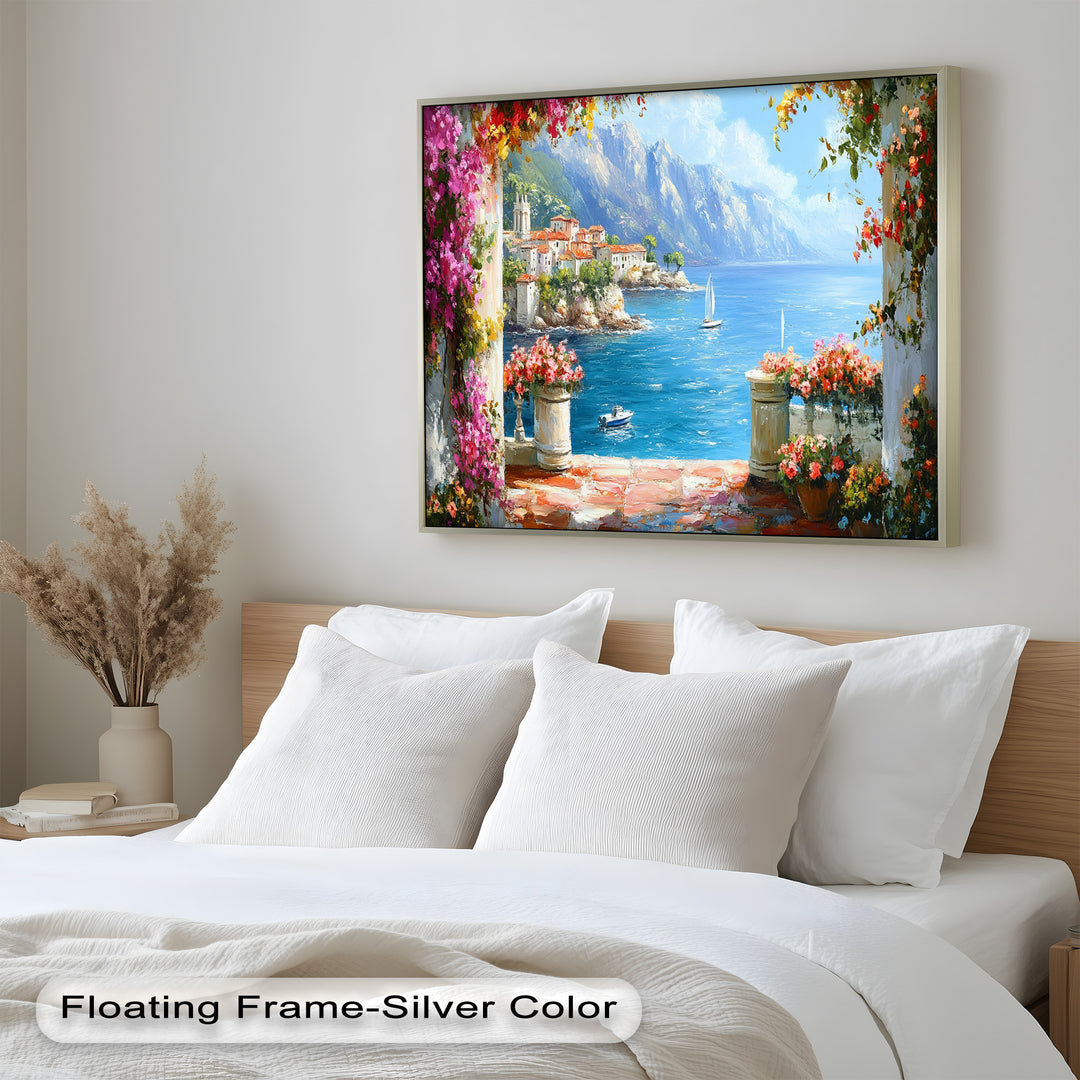 Mediterranean Coastal – Seaside Landscape Oil Painting