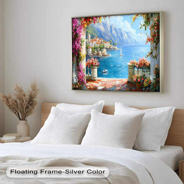 Mediterranean Coastal – Seaside Landscape Oil Painting