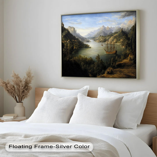 Voyage Through the Mountainous Realm – Renaissance Oil Painting - MyPhotoStation