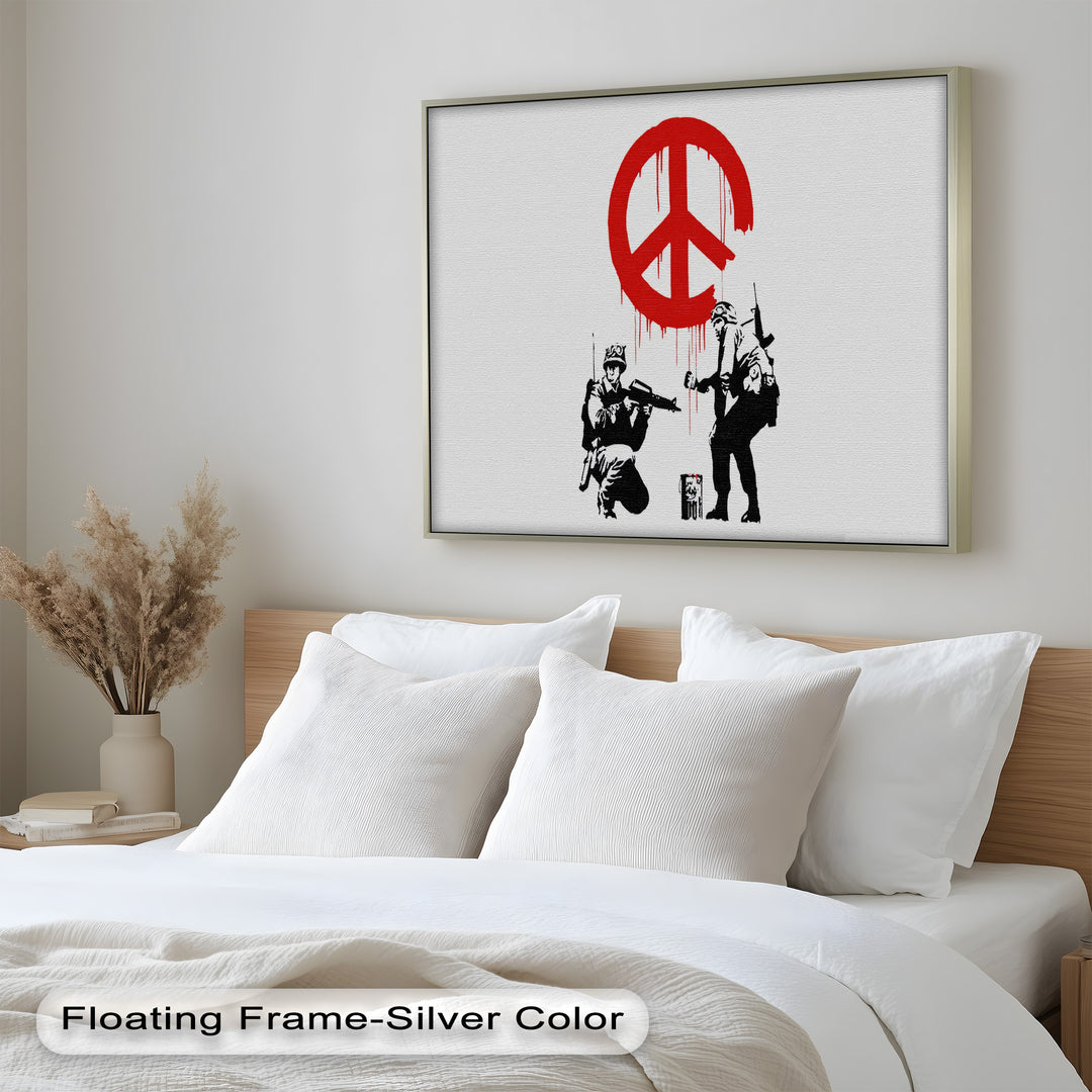 Peace Spray – Banksy Oil Painting