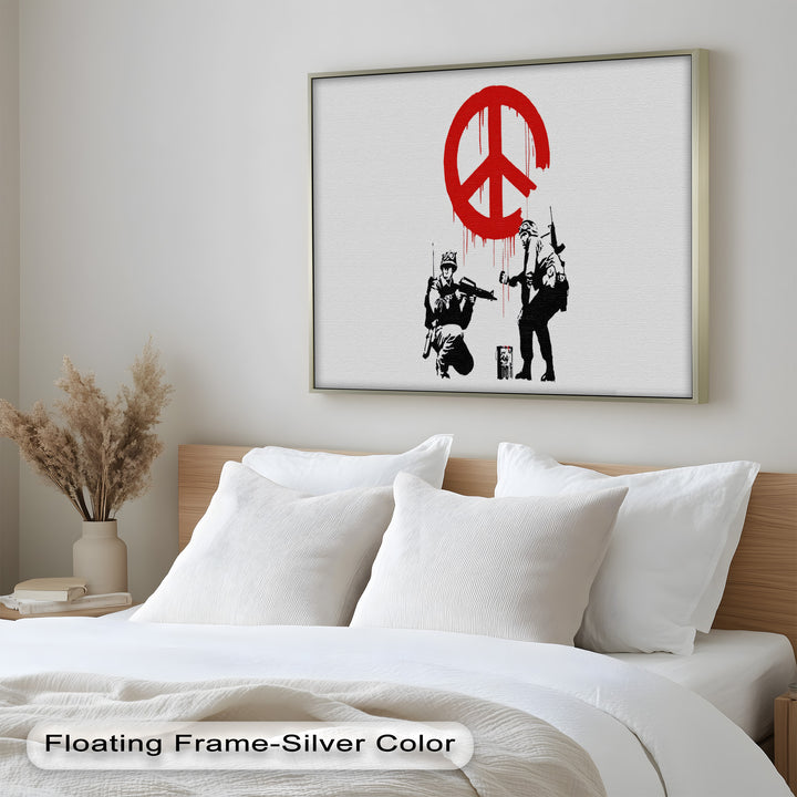 Peace Spray – Banksy Oil Painting