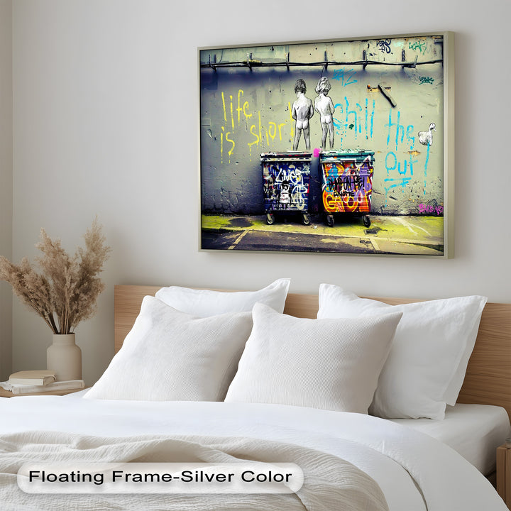 Life Is Short – Banksy Oil Painting