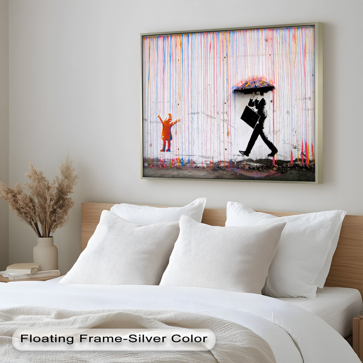 Colorfall Dissonance – Banksy Oil Painting