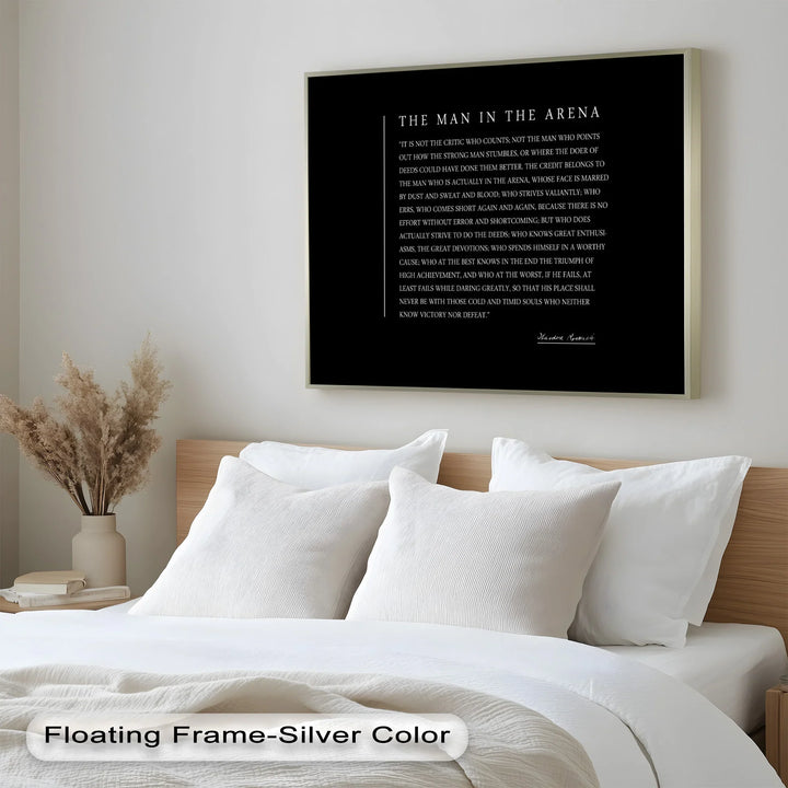 The Man in the Arena – Inspirational Quote Oil Painting - MyPhotoStation