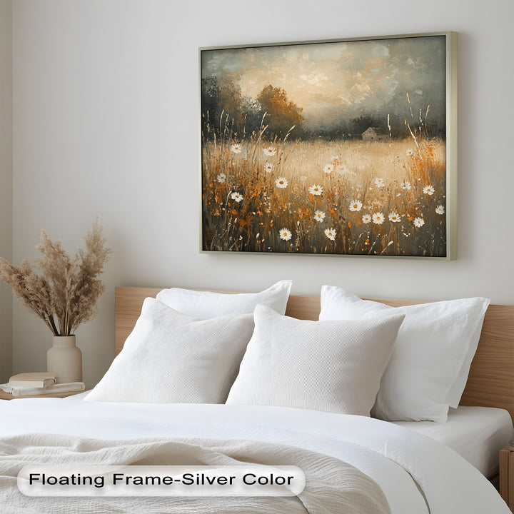 Golden Meadow – Wildflower Oil Painting