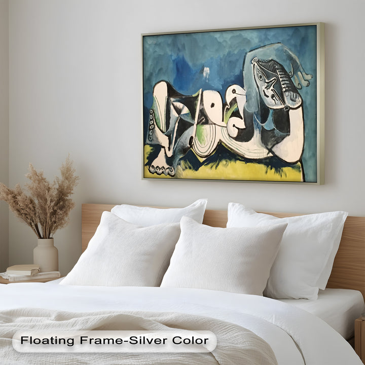 Reclining Abstraction – Picasso Nude Oil Painting