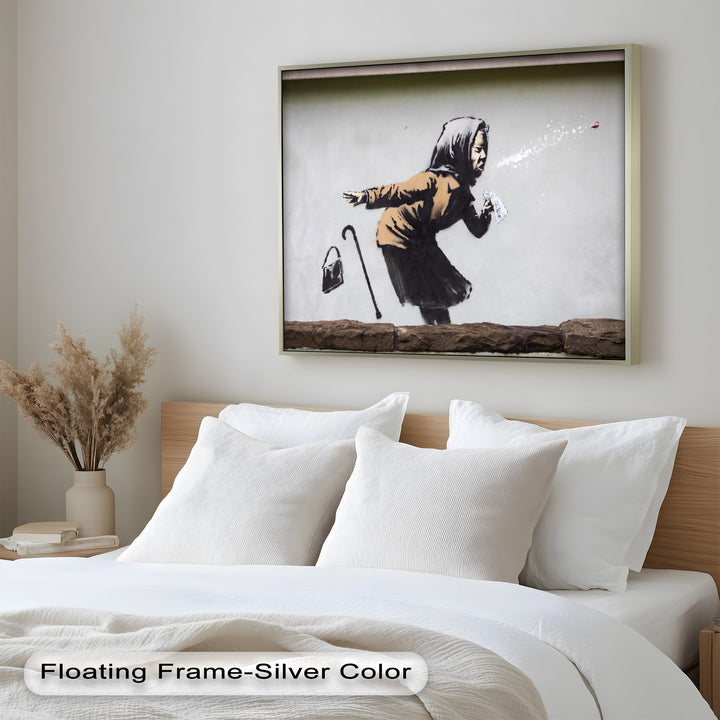 The Power of a Sneeze – Banksy Oil Painting