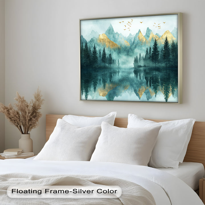 Mist Mountains – Forest Oil Painting