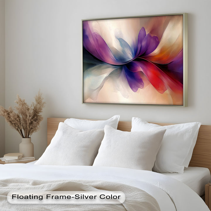 Abstract Floral Flow – Colorful Modern Oil Painting