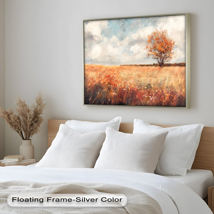 Vintage Autumn Fall – Landscape Oil Painting