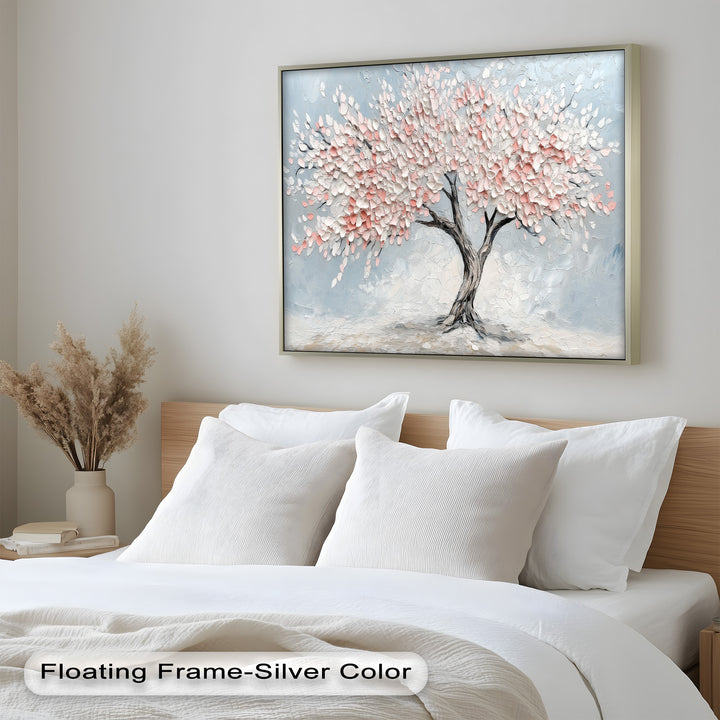 Blossoming Cherry Tree – Floral Oil Painting