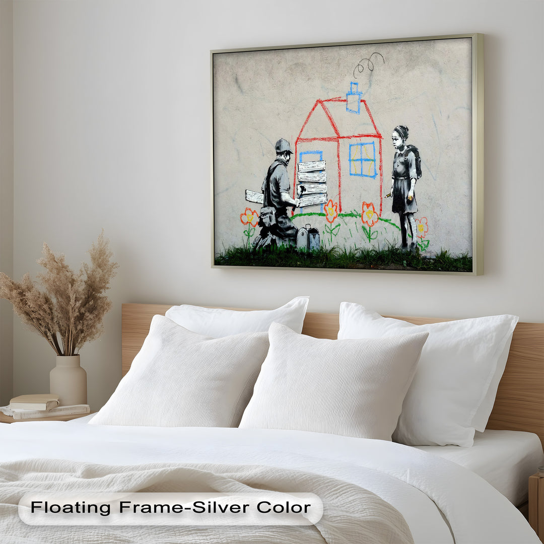 Boarded Dreams – Banksy Oil Painting