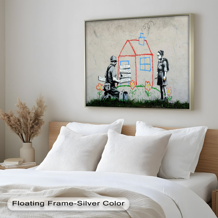Boarded Dreams – Banksy Oil Painting