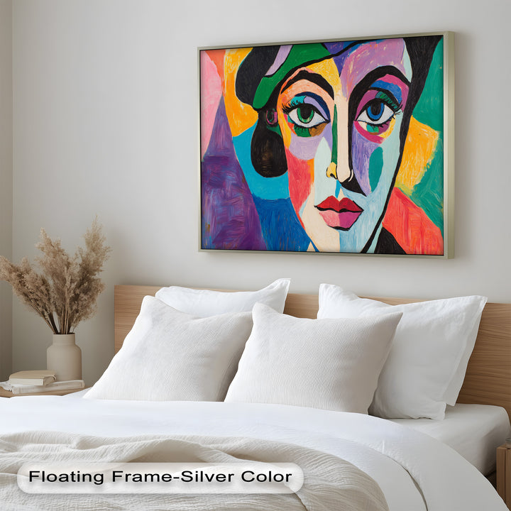 Frauenporträt Ölgemälde – Fauvistische expressionistische Kunst
