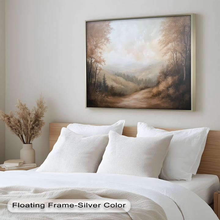 Forest Path – Framed Landscape Oil Painting