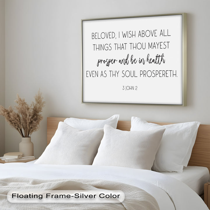 3 John 2 Wall Art – Christian Bible Oil Paintings