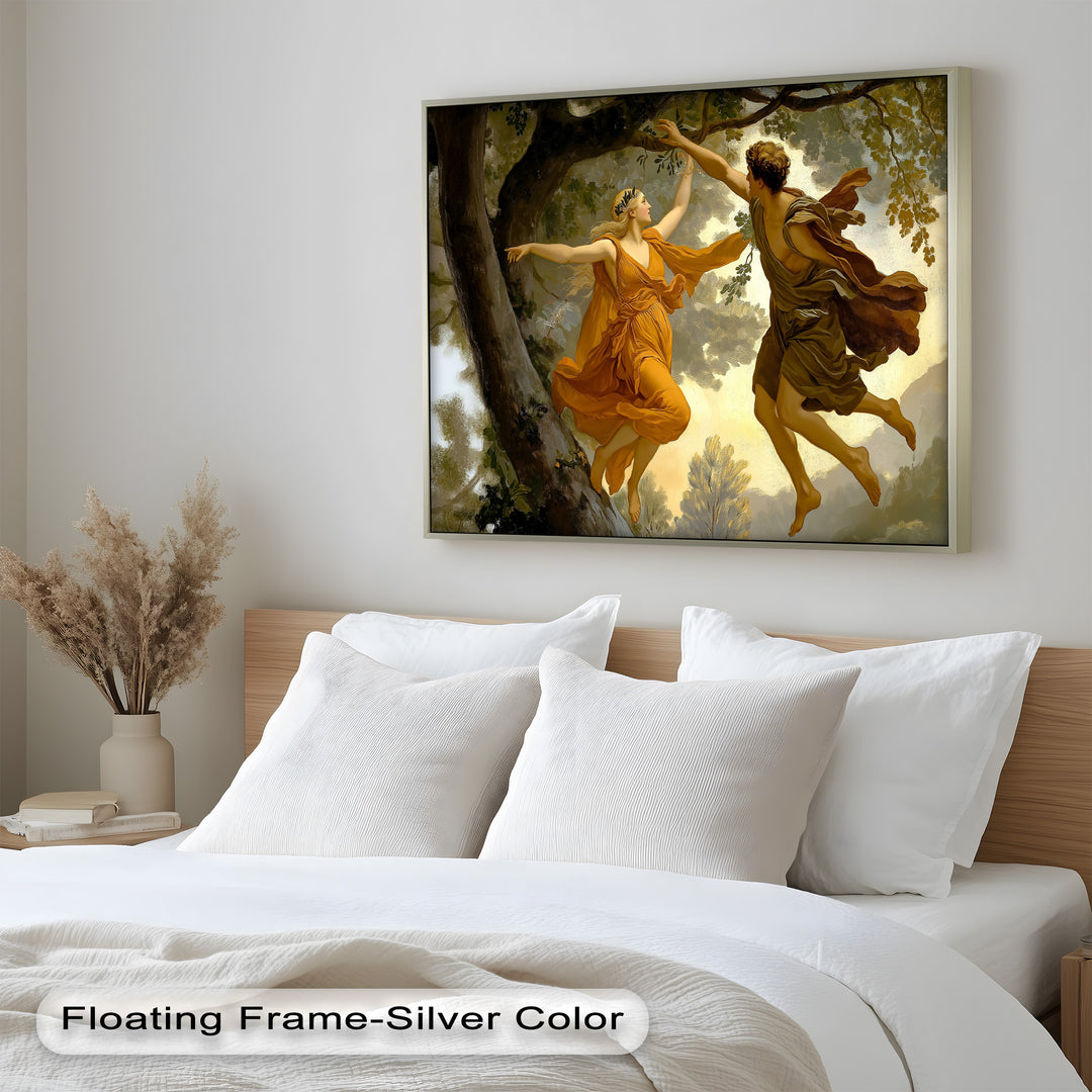 Dem Schicksal nachjagen – Apollo und Daphne, Renaissance-Akt-Ölgemälde
