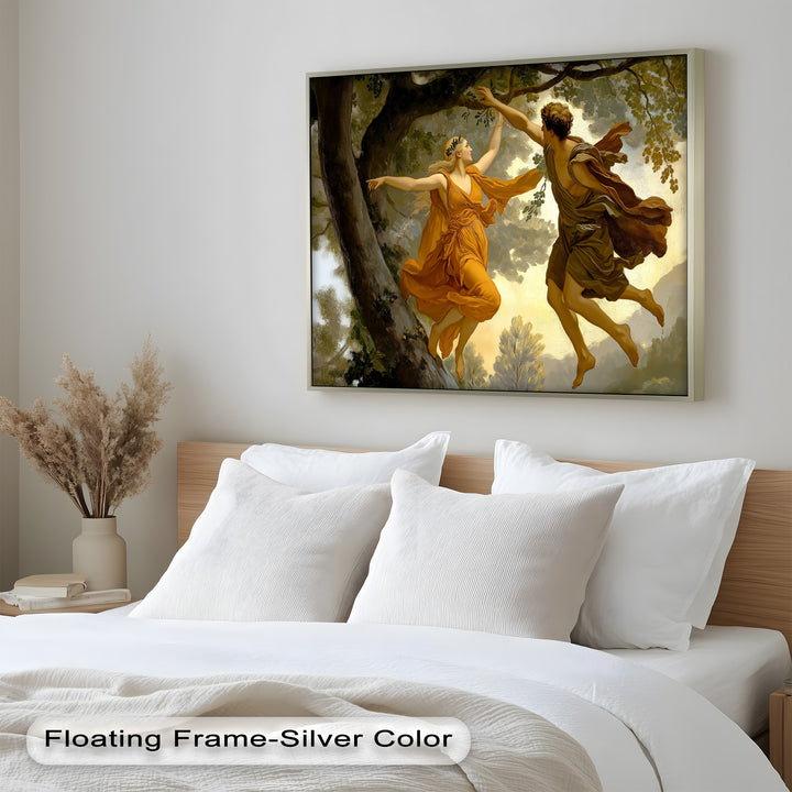 Dem Schicksal nachjagen – Apollo und Daphne, Renaissance-Akt-Ölgemälde