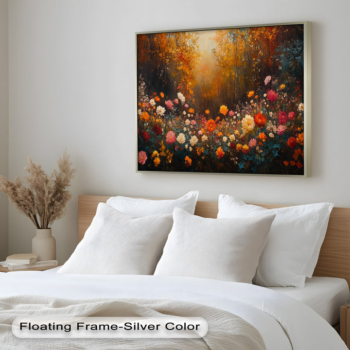 Autumn Floral Meadow – Colorful Nature Oil Paintings